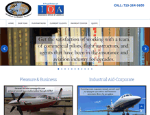 Tablet Screenshot of leadingedgeaviationinsurance.com
